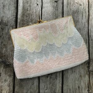 Vintage Beaded Clutch